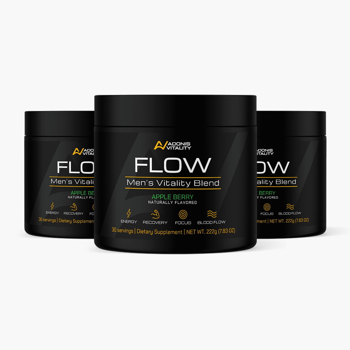 Flow 3 bottles.