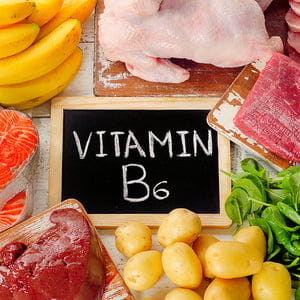 Vitamin B6 as ingredient.